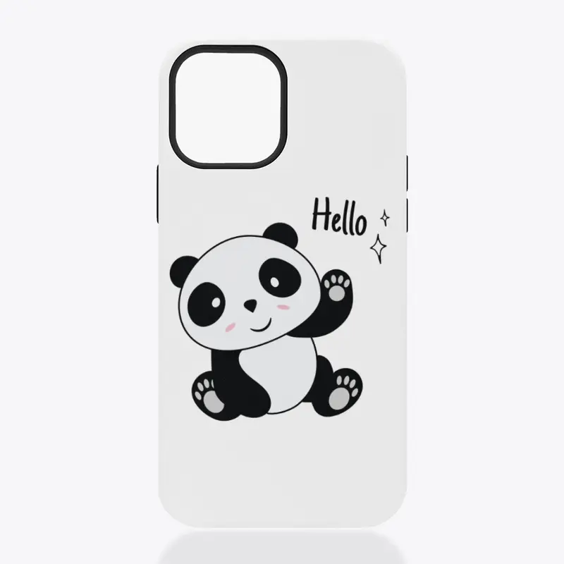 Cute Panda Phone Case