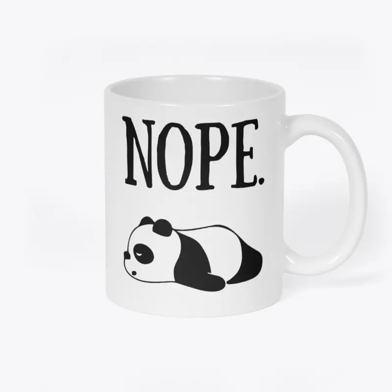 Nope Panda Mug. 