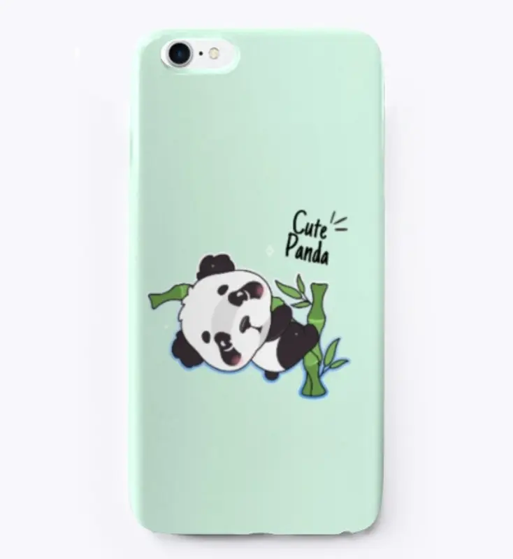 Phone Case With Panda Pattern