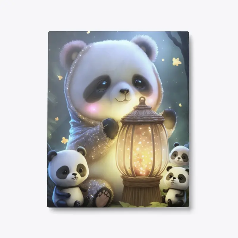 Panda Family Night Light