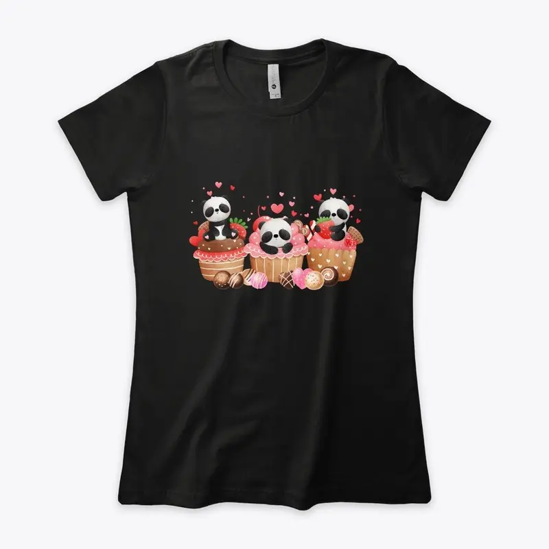 Valentine's Day Panda Bears