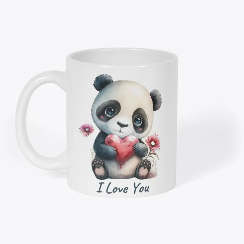 I Love You Panda Mug