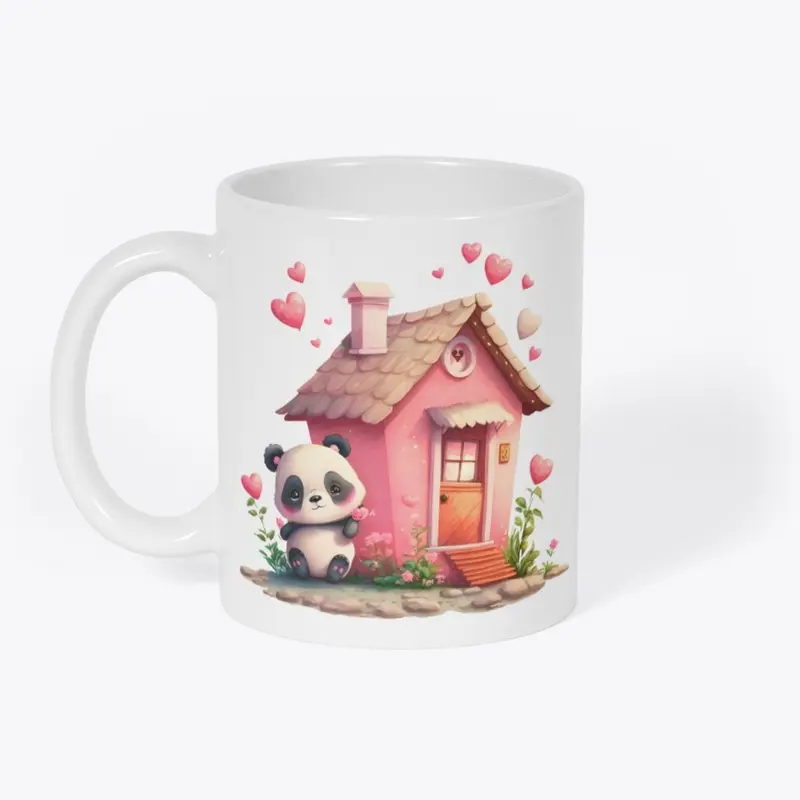 Valentine'S Day Panda Mug