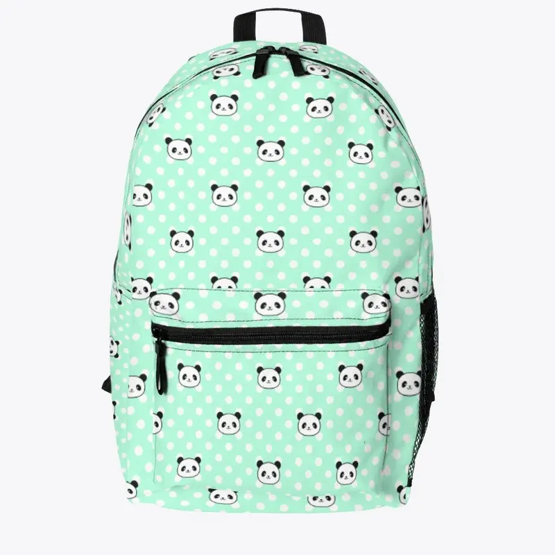 Panda Backpack for School Girls