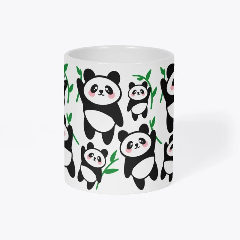 Glass With Panda Design